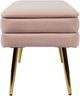 TOV Furniture Ziva Blush Storage Bench-3