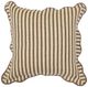 TOV Furniture Striped Earthy Brown Throw Pillow-0