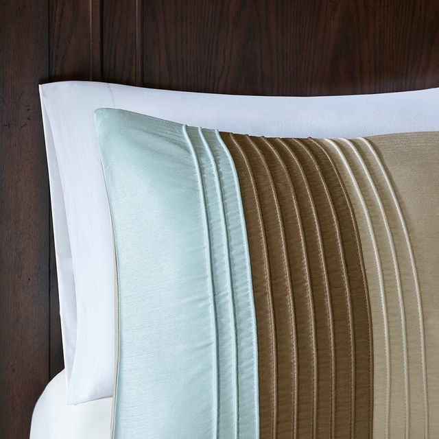 Olliix by Madison Park 7 Piece Blue California King Amherst Comforter Set-3
