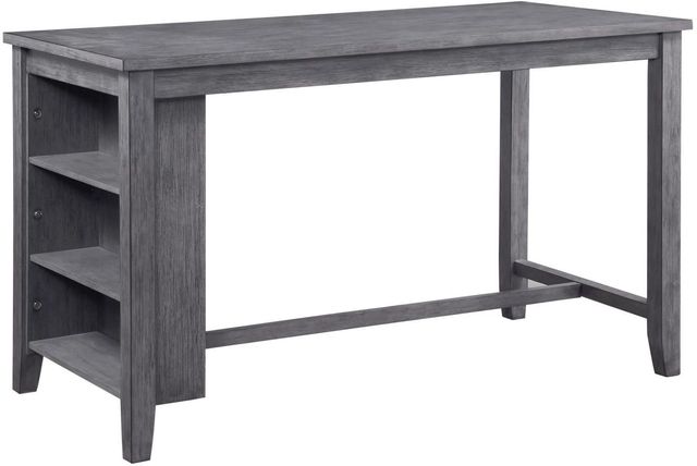 Homelegance® Timbre Wire-Brushed Gray Counter Height Table-0