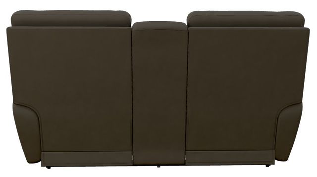La-Z-Boy® Ava Mineral Leather Power Reclining Loveseat with Console, Headrest, and Lumbar-3