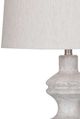 Bassett Mirror Krishina White Wash Table Lamp-0