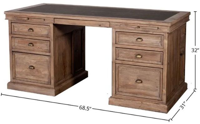 LH Home Lifestyle Sundried Double Desk -1