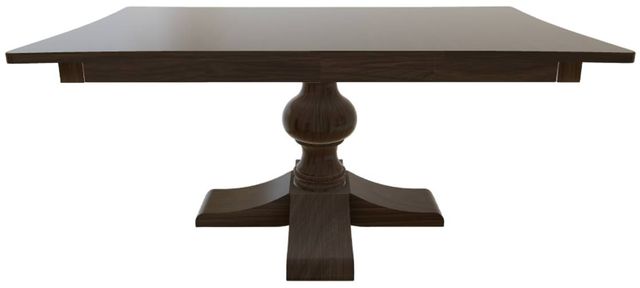 Mavin Customizable Concave Extendable Dining Table with 2 Leaves-1