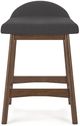 Signature Design by Ashley® Lyncott Charcoal Counter Bar Stool-3