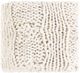 Surya Denton Ivory 50"x60" Throw Blanket-0