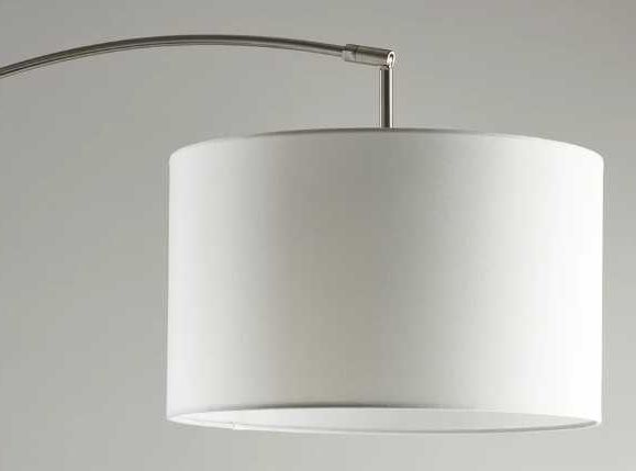 Adesso® Preston White Arc Floor Lamp-1