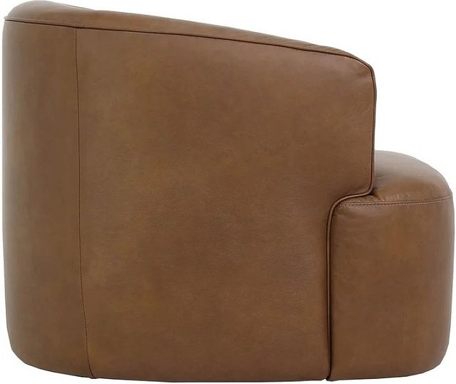 LH Home Chateau Fireside Antique Sienna Swivel Club Chair-4