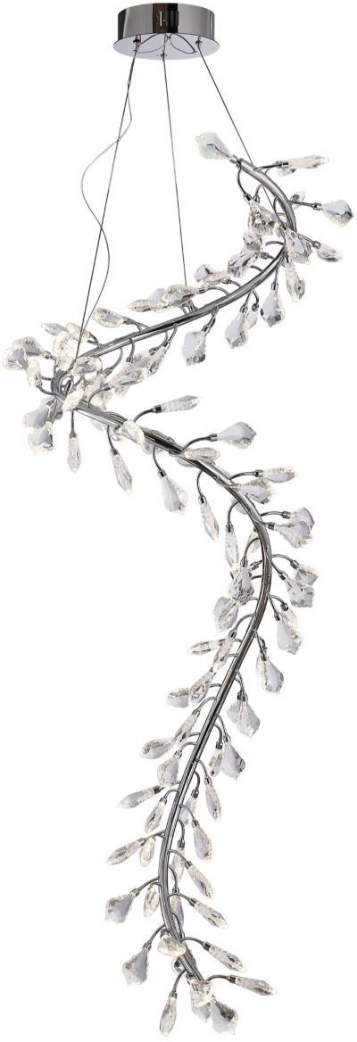 Michael Amini® Zephira Chrome/Clear LED Chandelier-0