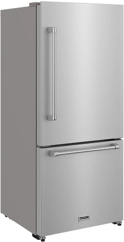 Thor Kitchen 30” 17.9 Cu. Ft. Stainless Steel Bottom Freezer Refrigerator-2