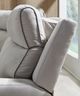 Signature Design by Ashley® Social Pointe 6-Piece Ash/Pearl L-Shape Power Reclining Sectional with with Storage Console-1