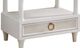 American WoodCrafters Switchgrass White Bedside Table-2