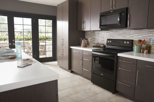 Whirlpool® 1.9 Cu. Ft. Over The Range Microwave Fingerprint Resistant Black Stainless Steel-2