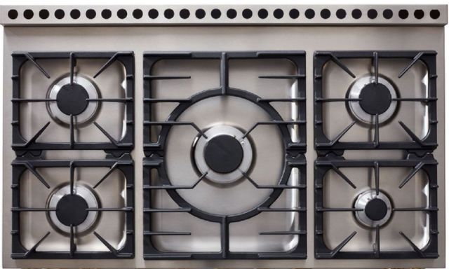 La Cornue CornuFé 90 AlberTine 36" Provence Blue Pro Style Dual Fuel Range-2