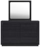 Millennium® by Ashley Londer Black Dresser and Mirror-1