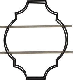 Signature Design by Ashley® Candon Antique Gray/Black Wall Shelf