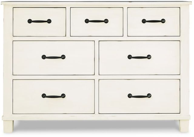 Signature Design by Ashley® Braunter Aged White Dresser-1