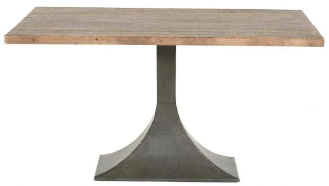 Nest Home Collections Makenzie Medium Gray Dining Table with Iron Base-2