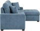 Homelegance® Waitsfield 2-Piece Blue Right-Arm Facing Pull-out Sleeper Sectional and Chaise with Hidden Storage-3