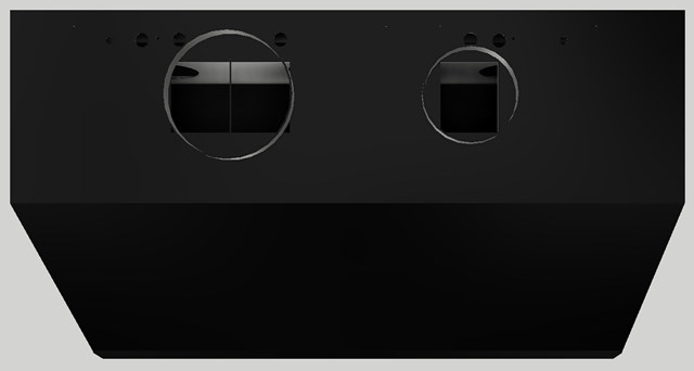 Vent-A-Hood® 42" Black Wall Hood-2