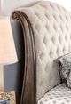 Furniture of America® Lysandra Beige/Natural Tone Eastern King Sleigh Bed-4
