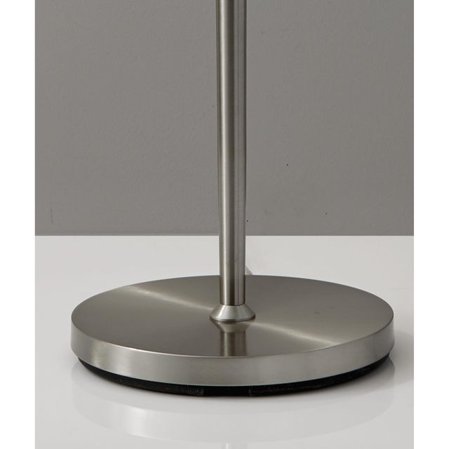 Adesso® Hayworth Brushed Steel Floor Lamp-2