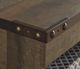 Signature Design by Ashley® Trinell Brown 63" Large TV Stand with Fireplace Option-3