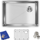 Elkay Crosstown® 3-Piece Polished Satin 25-1/2" x 18-1/2" x 9" Single Bowl Undermount Sink Set-1