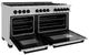 ZLINE Autograph Edition 60" Satin Stainless Steel Pro Style Dual Fuel Range-4