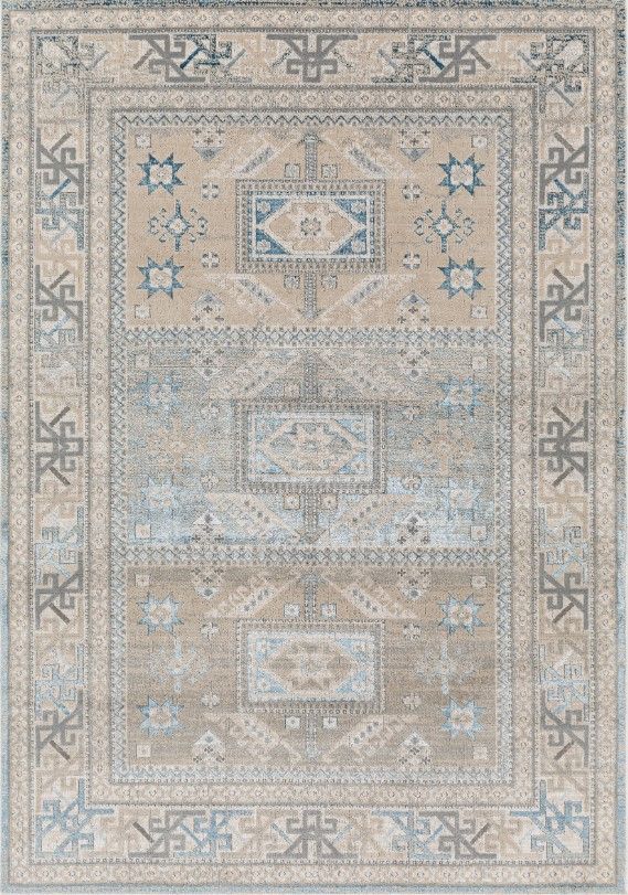 Surya Impulse Deep Teal/Taupe 4'x6' Area Rug-0
