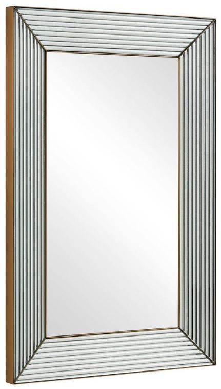 Uttermost® Illuminate Antique Brass Mirror-3