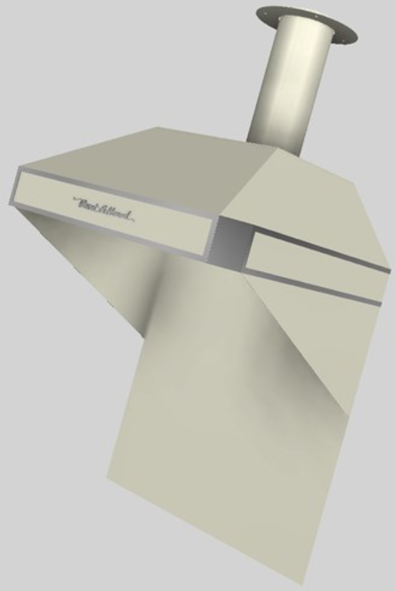 Vent-A-Hood® A Series 30" Biscuit Retro Style Wall Mounted Range Hood-0