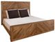 International Furniture Direct Balam Brown Queen Panel Bed-0