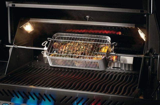 Napoleon Stainless Steel Adjustable Rotisserie Basket-3