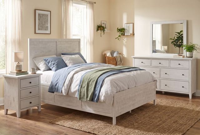 Jofran Inc. Maxton 4-Piece Ivory Queen Panel Bedroom Set-1