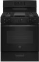 GE® 30" Black Freestanding Gas Range-0