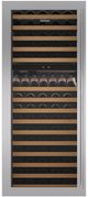 Sub-Zero Stainless Steel Left Hinge Column Refrigerator Glass Door Panel Kit with Tubular Handle-0