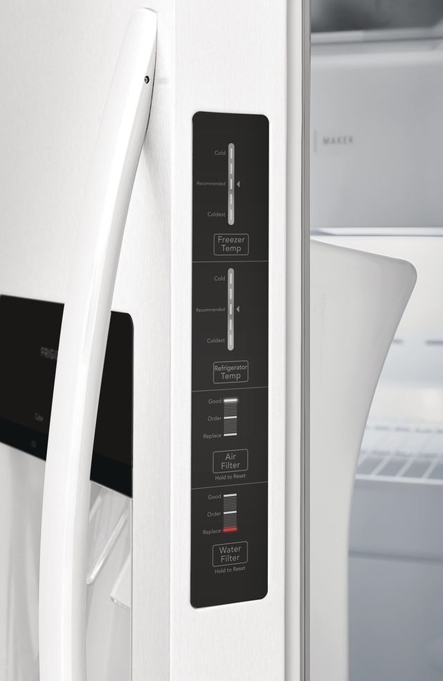 Frigidaire® 33" 22.3 Cu. Ft. White Side-by-Side Refrigerator-4