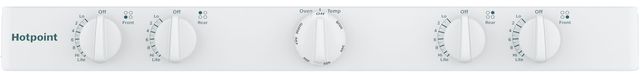 Hotpoint® 30" White Freestanding Gas Range-1