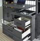 aspenhome® Preston Urbane Gray Workstation Combo File with Lift Top-2