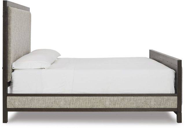Signature Design by Ashley® Burkhaus Brown California King Upholstered Bed-2