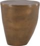 Dovetail Furniture Vardon Antique Brass Side Table-0