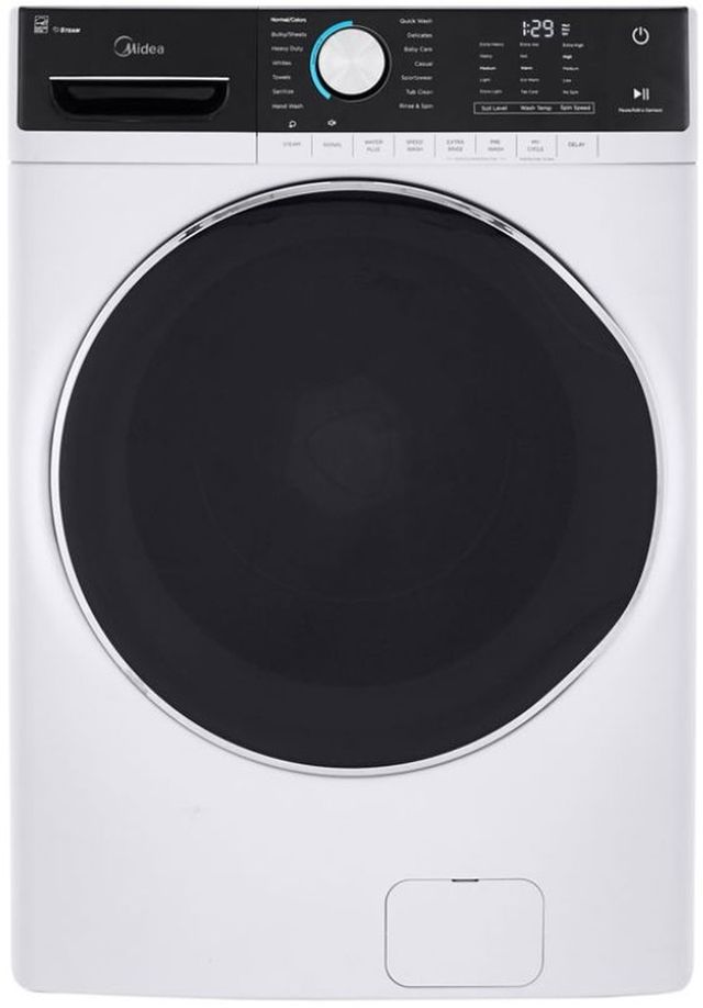 Midea® 5.2 Cu. Ft. White Front Load Washer-0