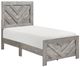 Homelegance® Corbin Gray Twin Panel Bed-1