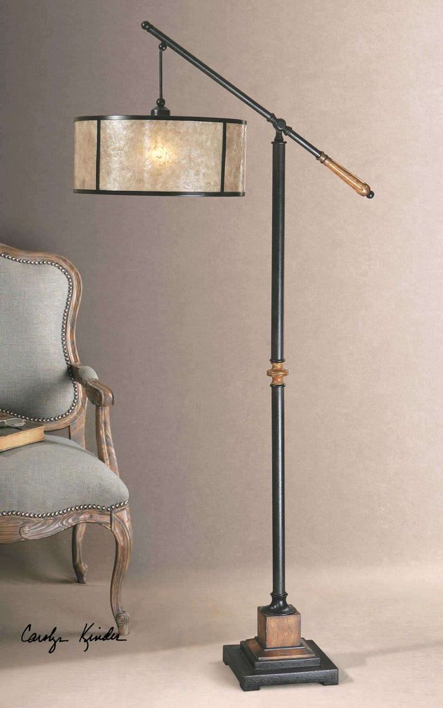 Uttermost by Carolyn Kinder Sitka Black Floor Lamp-2