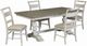 Liberty Furniture Whitney 5-Piece Antique Linen/Weathered Gray Trestle Dining Set-0