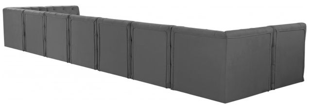 Meridian Furniture Tuft 9-Piece Grey Modular Sectional Set-2