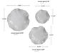 Uttermost® Abella 3-Piece White Wall Decor Set-3