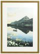 YHD Mountain Mirror Framed Print-0