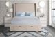 Elements International Magnolia Sand Queen Upholstered Storage Bed-4